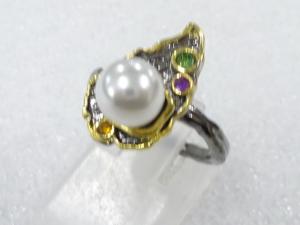 パール　指輪(9号)